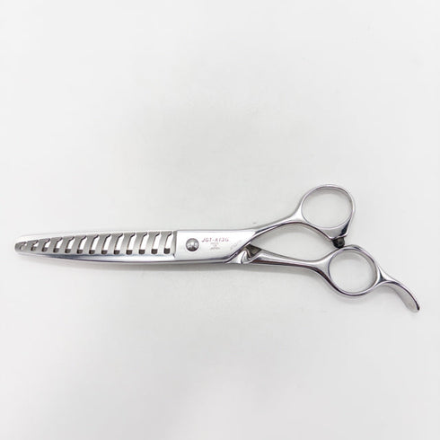 【ジョーウェルJOEWELL】JGT-X13G オフセット シザー セニング 美容ハサミ すきばさみ 美容師 理容師 約80% 右利き 6.3インチ 中古 sc2692