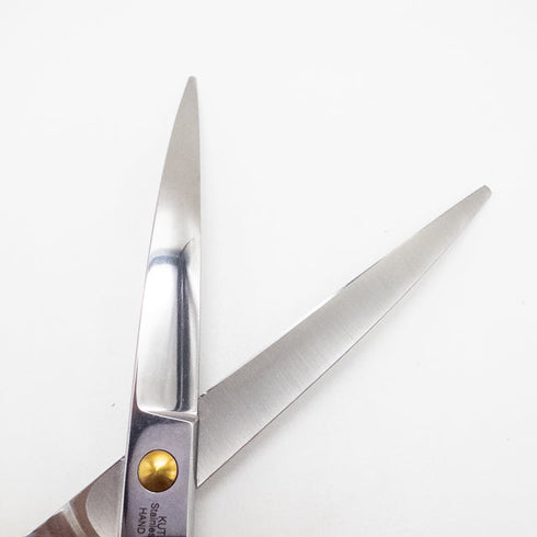 【シルバーラインSilverLine】国民三銃士ノコギリ刃カーブKUTC700 トリミングシザー メガネ 右利き トリマー ペット 7インチ 中古 sc2697