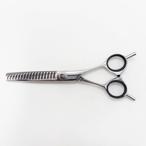 【マック シザーBMAC】MT-6017 メガネ シザー セニング 美容ハサミ すきばさみ 美容師 理容師 約55~65% 右利き 6インチ 中古 sc2698