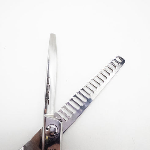 【マック シザーBMAC】MT-6017 メガネ シザー セニング 美容ハサミ すきばさみ 美容師 理容師 約55~65% 右利き 6インチ 中古 sc2698