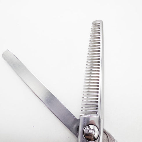 【三和技研SANWA SGK】SX-T32L メガネ シザー セニング 美容ハサミ すきばさみ 美容師 理容師 約25% 左利き 6インチ 中古 sc2699