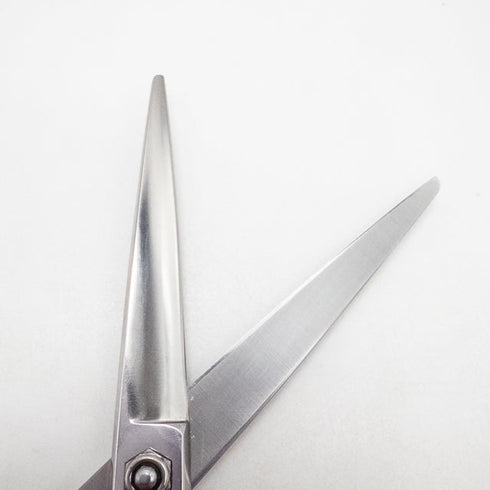 【キクオオカワKIKU OKAWA】53N COBALT シザー メガネ 理容 美容ハサミ 美容師 理容師 右利き 5.3インチ 中古 sc2700