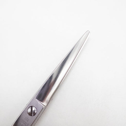 【キクオオカワKIKU OKAWA】53N COBALT シザー メガネ 理容 美容ハサミ 美容師 理容師 右利き 5.3インチ 中古 sc2700