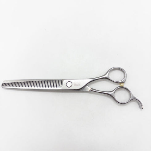 【シルバーラインSilverLine】BUFT7040バフスキバサミ トリミングシザー オフセット 右利き トリマー ペット 7インチ 中古 sc2703