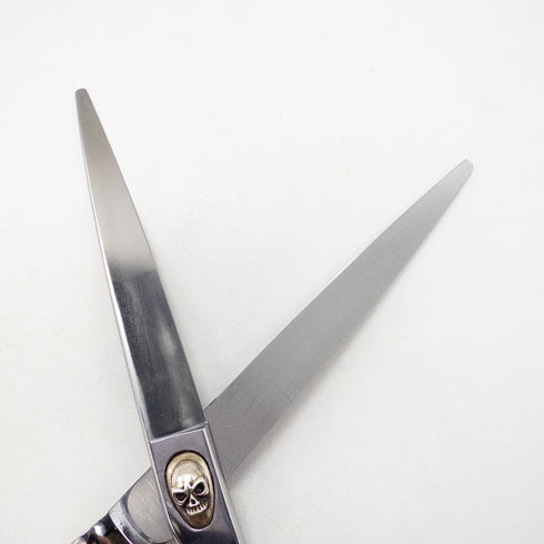 美品【ジョーウェルJOEWELL】SPH-700 シザー オフセット 理容 美容ハサミ 美容師 理容師 右利き 7インチ 中古 sc2704