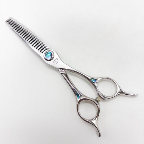 【トギノンTOGINON】PREMIUM TWIN5.8プレミアムクイーン ツイン メガネ シザー セニング 美容ハサミ すきばさみ 美容師 理容師 約40% 右利き 5.8インチ 中古 sc2712