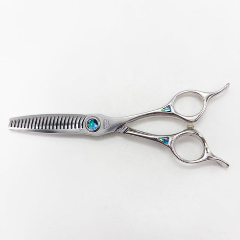 【トギノンTOGINON】PREMIUM TWIN5.8プレミアムクイーン ツイン メガネ シザー セニング 美容ハサミ すきばさみ 美容師 理容師 約40% 右利き 5.8インチ 中古 sc2712