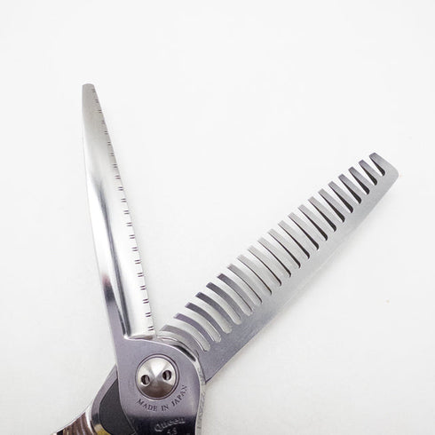 【トギノンTOGINON】PREMIUM TWIN5.8プレミアムクイーン ツイン メガネ シザー セニング 美容ハサミ すきばさみ 美容師 理容師 約40% 右利き 5.8インチ 中古 sc2712