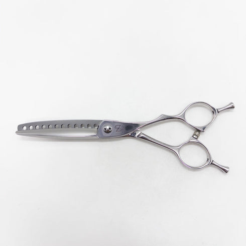 【トギノンTOGINON】EQUALIZER6.3イコライザー メガネ シザー セニング 美容ハサミ すきばさみ 美容師 理容師 約50% 右利き 6.3インチ 中古 sc2714