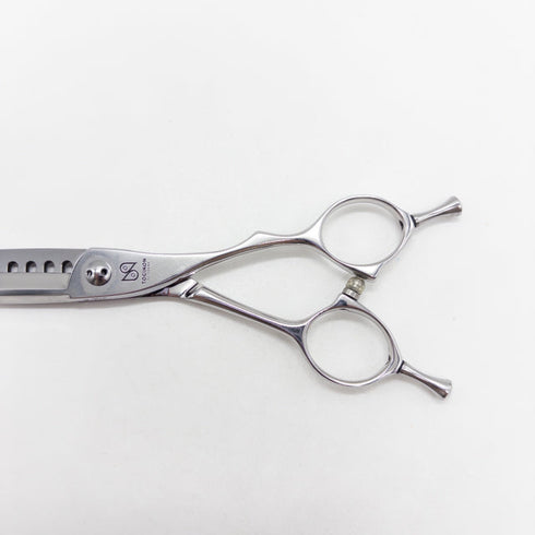 【トギノンTOGINON】EQUALIZER6.3イコライザー メガネ シザー セニング 美容ハサミ すきばさみ 美容師 理容師 約50% 右利き 6.3インチ 中古 sc2714