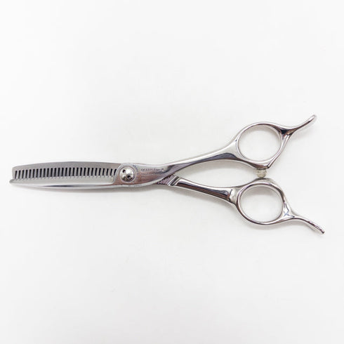 【トギノンTOGINON】QUEENスター TYPE-R メガネ シザー セニング 美容ハサミ すきばさみ 美容師 理容師 約18% 右利き 5.8インチ 中古 sc2717