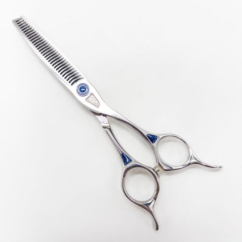 【トギノンTOGINON】クイーンサクセス サクセススター6.0 メガネ シザー セニング 美容ハサミ すきばさみ 美容師 理容師 約20% 右利き 6インチ 中古 sc2718