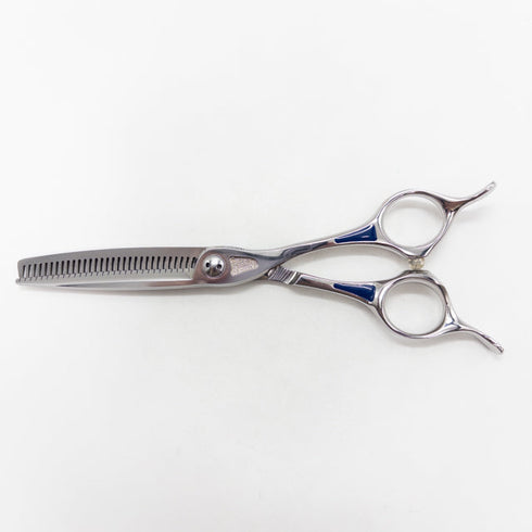 【トギノンTOGINON】クイーンサクセス サクセススター6.0 メガネ シザー セニング 美容ハサミ すきばさみ 美容師 理容師 約20% 右利き 6インチ 中古 sc2718
