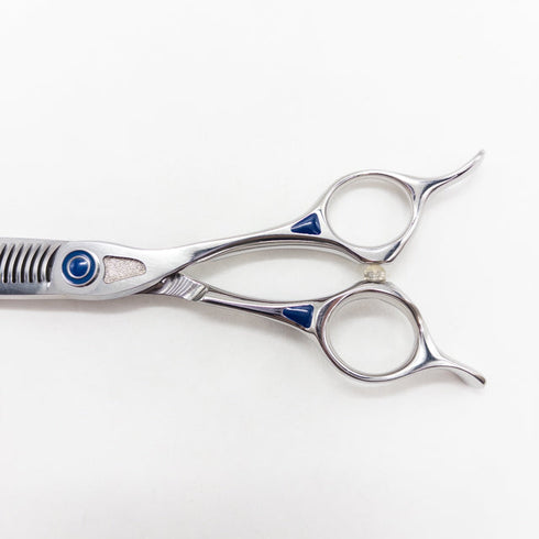 【トギノンTOGINON】クイーンサクセス サクセススター6.0 メガネ シザー セニング 美容ハサミ すきばさみ 美容師 理容師 約20% 右利き 6インチ 中古 sc2718