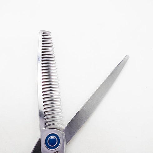 【トギノンTOGINON】クイーンサクセス サクセススター6.0 メガネ シザー セニング 美容ハサミ すきばさみ 美容師 理容師 約20% 右利き 6インチ 中古 sc2718