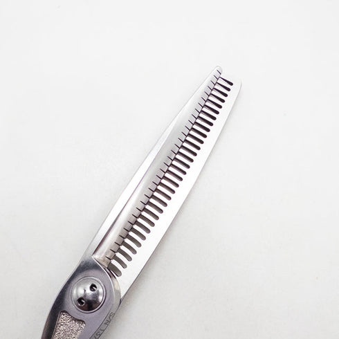 【トギノンTOGINON】クイーンサクセス サクセススター6.0 メガネ シザー セニング 美容ハサミ すきばさみ 美容師 理容師 約20% 右利き 6インチ 中古 sc2718