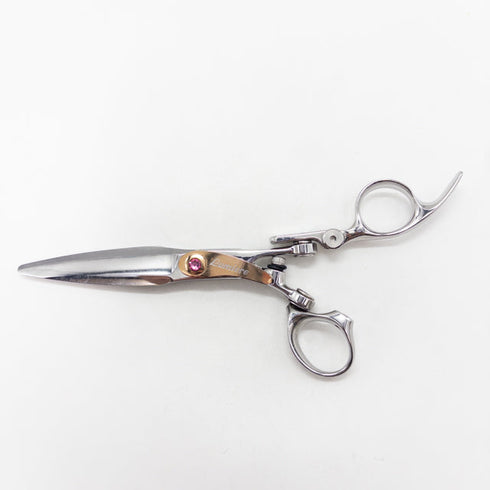 【ルミエールLUMIERE】HYPER2 36WA58 スーパーフレックスハンドル シザー オフセット 理容 美容ハサミ 美容師 理容師 右利き 6.1インチ 中古 sc2720