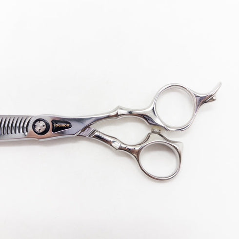 【トギノンTOGINON】ネオクイーンM28 SUPREME NEO オフセット シザー セニング 美容ハサミ すきばさみ 美容師 理容師 約20% 右利き 5.8インチ 中古 sc2722