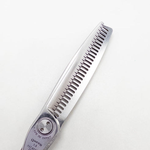 【トギノンTOGINON】ネオクイーンM28 SUPREME NEO オフセット シザー セニング 美容ハサミ すきばさみ 美容師 理容師 約20% 右利き 5.8インチ 中古 sc2722