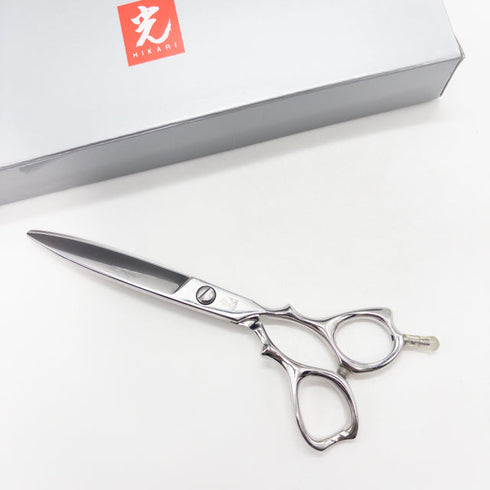 【ヒカリシザーズHIKARI光シザーHIKARI SCISSORS】B-DRY COSMOS164 シザー ドライカット オフセット 理容 美容ハサミ 美容師 理容師 右利き 6.1インチ 中古 sc2729