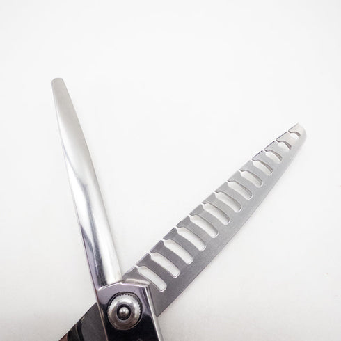 【ジョーウェルJOEWELL】JGT-X13G オフセット シザー セニング 美容ハサミ すきばさみ 美容師 理容師 約80% 右利き 6.3インチ 中古 sc2730