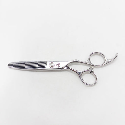 【トラックスシザーズ トラックスシザーTRACKS SCISSORS】TRICK オフセット シザー セニング 美容ハサミ すきばさみ 美容師 理容師 約15~23% 右利き 6インチ 中古 sc2732