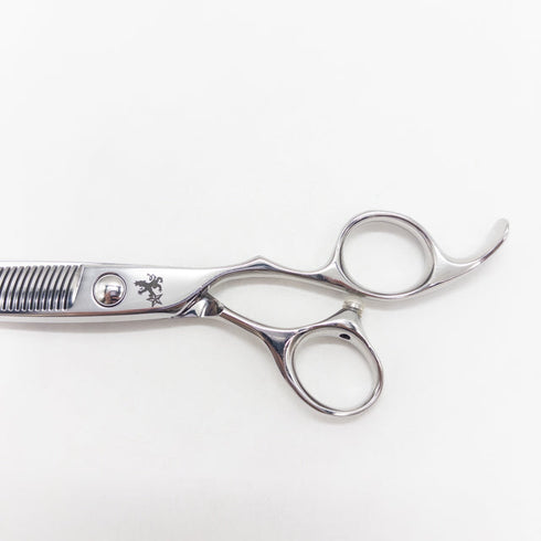 【トラックスシザーズ トラックスシザーTRACKS SCISSORS】TRICK オフセット シザー セニング 美容ハサミ すきばさみ 美容師 理容師 約15~23% 右利き 6インチ 中古 sc2732
