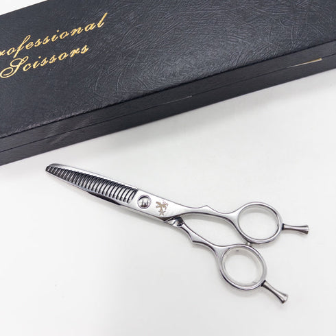 新品同様【トラックスシザーズ トラックスシザーTRACKS SCISSORS】KEEP25 メガネ シザー セニング 美容ハサミ すきばさみ 美容師 理容師 約20~25% 右利き 5.8インチ 中古 sc2733