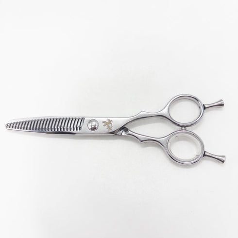 新品同様【トラックスシザーズ トラックスシザーTRACKS SCISSORS】KEEP25 メガネ シザー セニング 美容ハサミ すきばさみ 美容師 理容師 約20~25% 右利き 5.8インチ 中古 sc2733