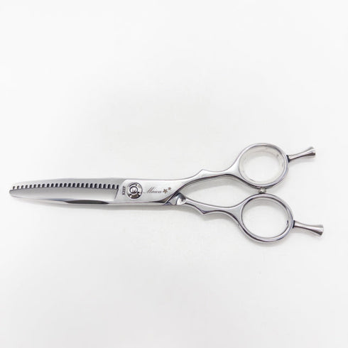 新品同様【トラックスシザーズ トラックスシザーTRACKS SCISSORS】KEEP25 メガネ シザー セニング 美容ハサミ すきばさみ 美容師 理容師 約20~25% 右利き 5.8インチ 中古 sc2733