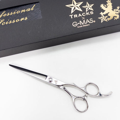 新品同様【トラックスシザーズ トラックスシザーTRACKS SCISSORS】BB60 シザー オフセット 理容 美容ハサミ 美容師 理容師 右利き 6インチ 中古 sc2739