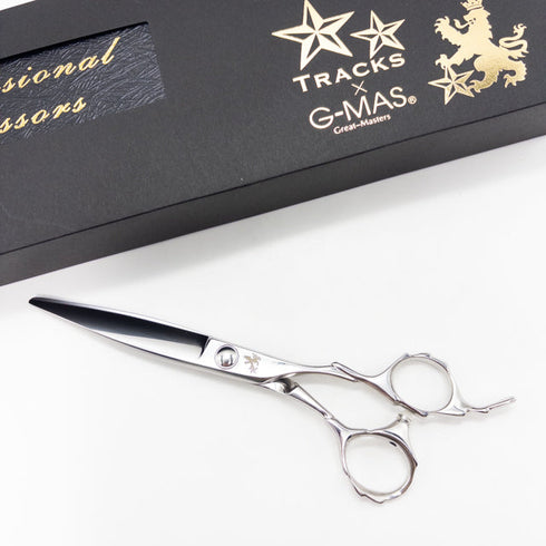 新品同様【トラックスシザーズ トラックスシザーTRACKS SCISSORS】SASA60 スライド ドライカット シザー オフセット 理容 美容ハサミ 美容師 理容師 右利き 6インチ 中古 sc2740