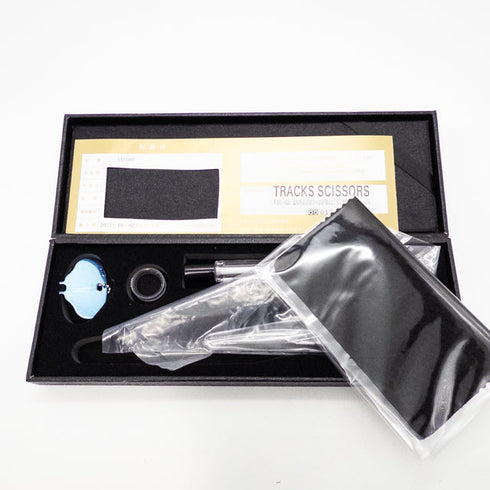 新品同様【トラックスシザーズ トラックスシザーTRACKS SCISSORS】SASA60 スライド ドライカット シザー オフセット 理容 美容ハサミ 美容師 理容師 右利き 6インチ 中古 sc2740