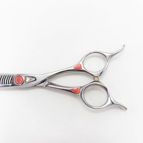 【トギノンTOGINON】クイーンサクセス サクセスツイスター5.8 メガネ シザー セニング 美容ハサミ すきばさみ 美容師 理容師 約40% 右利き 5.8インチ 中古 sc2741