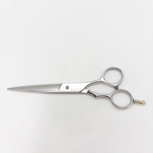【ヒカリシザーズHIKARI光シザーHIKARI SCISSORS】E-6 シザー オフセット 理容 美容ハサミ 美容師 理容師 右利き 6.2インチ 中古 sc2744