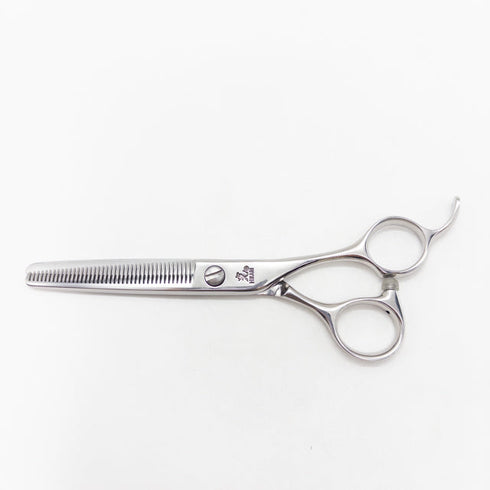 【ヒカリシザーズHIKARI光シザーHIKARI SCISSORS】TRENDY3 732 オフセット シザー セニング 美容ハサミ すきばさみ 美容師 理容師 約10% 右利き 6インチ 中古 sc2745