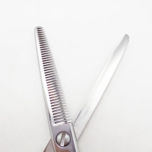 【ヒカリシザーズHIKARI光シザーHIKARI SCISSORS】TRENDY3 732 オフセット シザー セニング 美容ハサミ すきばさみ 美容師 理容師 約10% 右利き 6インチ 中古 sc2745