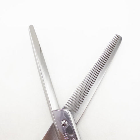 【ヒカリシザーズHIKARI光シザーHIKARI SCISSORS】TRENDY3 732 オフセット シザー セニング 美容ハサミ すきばさみ 美容師 理容師 約10% 右利き 6インチ 中古 sc2745