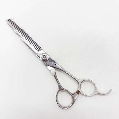 【ナルトシザーズ ナルトシザーNARUTO SCISSORS】デザインカットS オフセット シザー セニング 美容ハサミ すきばさみ 美容師 理容師 約35~45% 右利き 6インチ 中古 sc2749