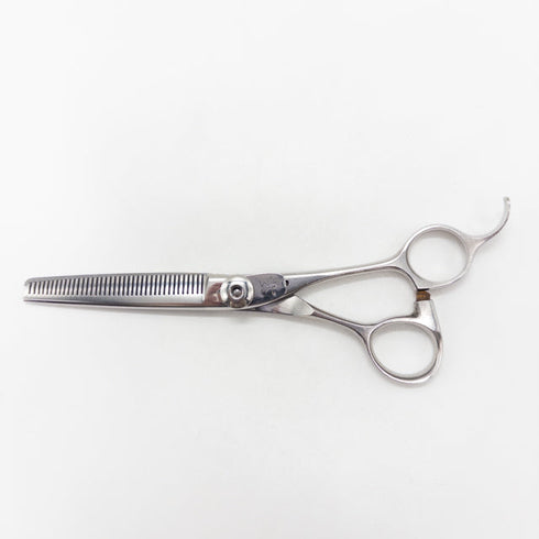 【ナルトシザーズ ナルトシザーNARUTO SCISSORS】デザインカットS オフセット シザー セニング 美容ハサミ すきばさみ 美容師 理容師 約35~45% 右利き 6インチ 中古 sc2749