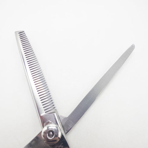 【ナルトシザーズ ナルトシザーNARUTO SCISSORS】デザインカットS オフセット シザー セニング 美容ハサミ すきばさみ 美容師 理容師 約35~45% 右利き 6インチ 中古 sc2749