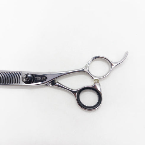 美品【アンドーTOKIO】COBALT AT-35SP トリミングシザー オフセット 右利き トリマー ペット 6インチ 中古 sc2751