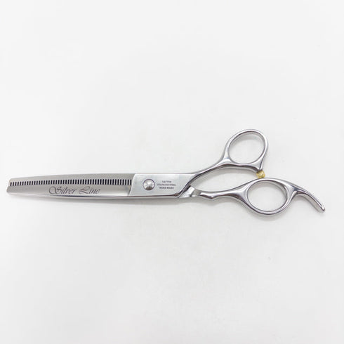 【シルバーラインSilverLine】国民三銃士NAT700 トリミングシザー 右利き セニング トリマー ペット 7インチ 中古 sc2752