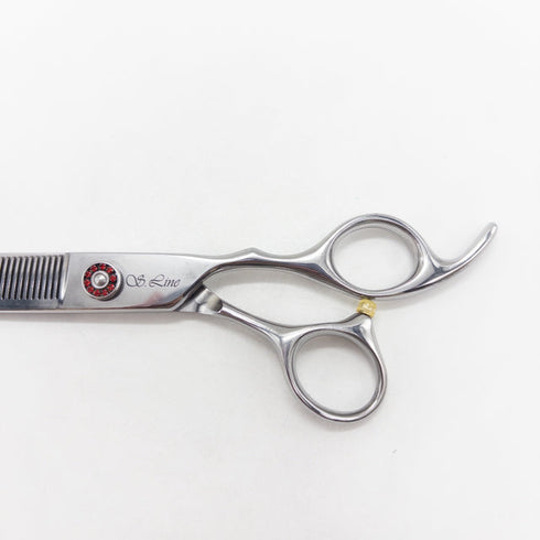 【シルバーラインSilverLine】国民三銃士NAT700 トリミングシザー 右利き セニング トリマー ペット 7インチ 中古 sc2752