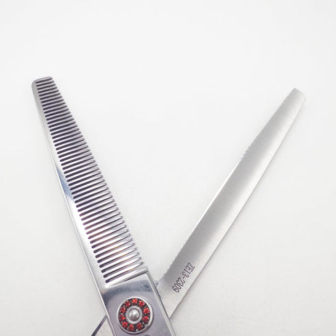 【シルバーラインSilverLine】国民三銃士NAT700 トリミングシザー 右利き セニング トリマー ペット 7インチ 中古 sc2752