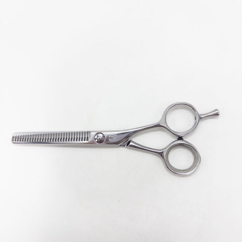 【ミズタニシザーズ ミズタニシザーMIZUTANI SCISSORS】BLACK-SMITH 30目 メガネ シザー セニング 美容ハサミ すきばさみ 美容師 理容師 約10~20% 右利き 5.5インチ 中古 sc2755