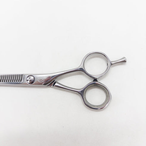 【ミズタニシザーズ ミズタニシザーMIZUTANI SCISSORS】BLACK-SMITH 30目 メガネ シザー セニング 美容ハサミ すきばさみ 美容師 理容師 約10~20% 右利き 5.5インチ 中古 sc2755