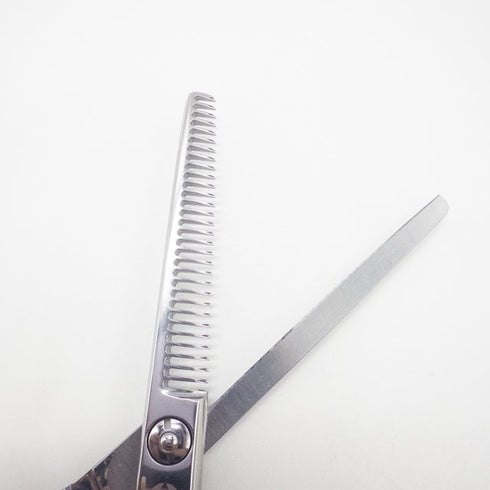 【ミズタニシザーズ ミズタニシザーMIZUTANI SCISSORS】BLACK-SMITH 30目 メガネ シザー セニング 美容ハサミ すきばさみ 美容師 理容師 約10~20% 右利き 5.5インチ 中古 sc2755