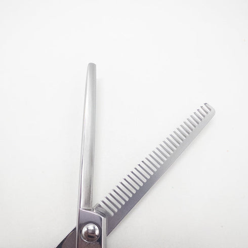 【ミズタニシザーズ ミズタニシザーMIZUTANI SCISSORS】BLACK-SMITH 30目 メガネ シザー セニング 美容ハサミ すきばさみ 美容師 理容師 約10~20% 右利き 5.5インチ 中古 sc2755