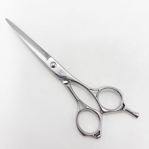 【マテリシザーmateli】 シザー メガネ 理容 美容ハサミ 美容師 理容師 右利き 6インチ 中古 sc2762